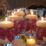Candles as Centerpieces