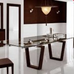 Glass Dining Room Table for Two