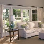 Window Treatment Ideas for a White Living Room